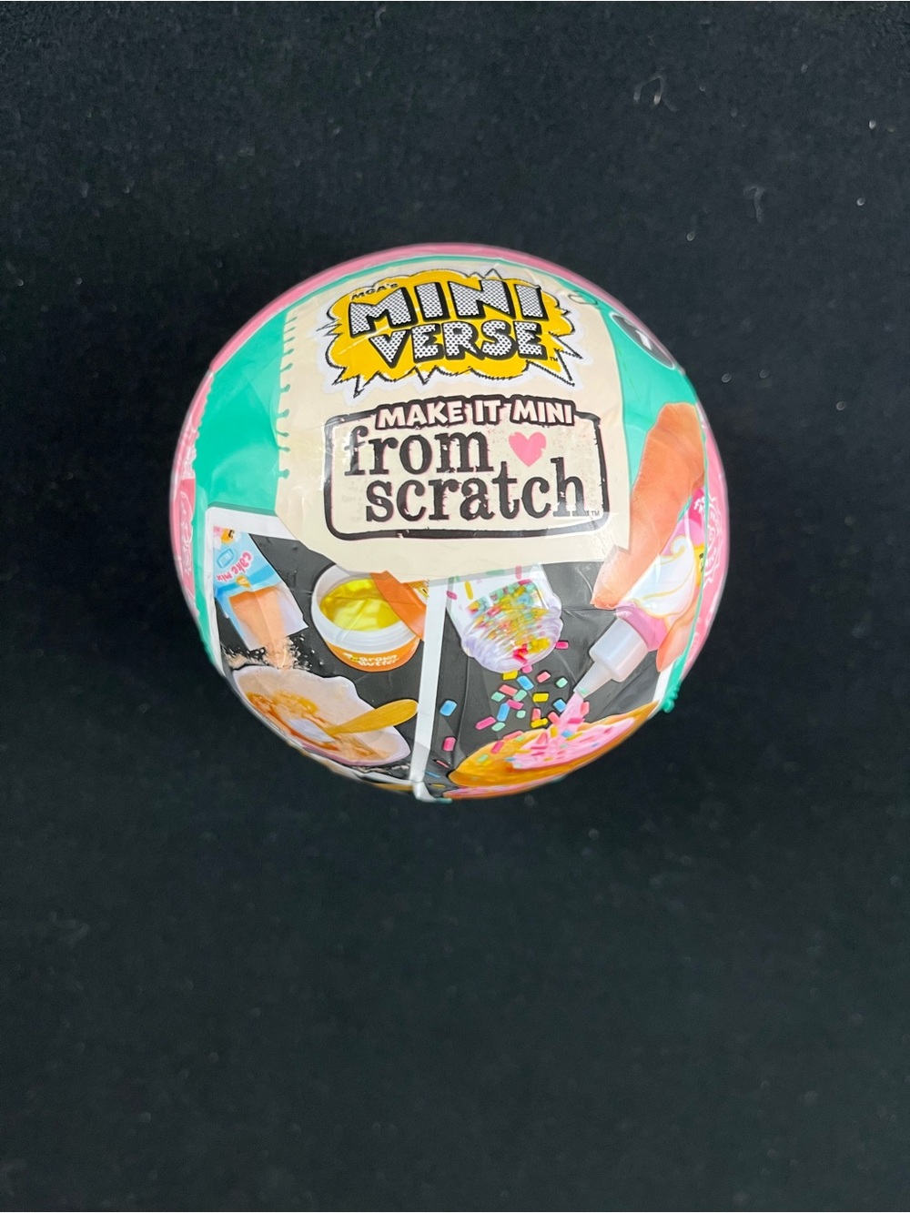 Mini Verse Make it From Scratch Surprise Ball - Pink & Teal